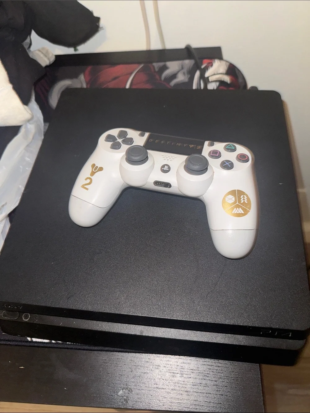 Sony Black Slim Gaming Console - come with cables and controller ps4 runs smooth